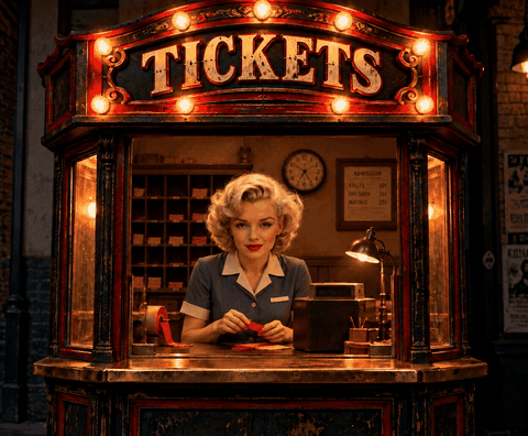 CLOSED TICKET BOOTH